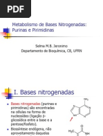 Metabolismo de Bases Nitrogenadas