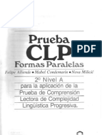 Prueba CLP 2º NIVEL A