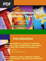 Oral Management of Diabetes Type II