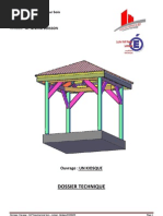 Dossier Technique UN KIOSQUE CAP Charpentier Du Bois 2012 2013