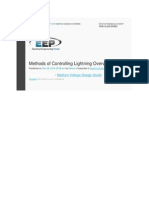 Methods of Controlling Lightning Overvoltages in HV