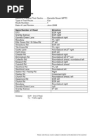 Birmingham Garretts Green MPTC Car Routes 1-5