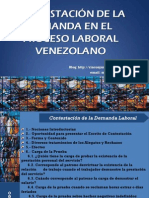 Contestación de La Demanda Proceso Laboral Venezolano Marcos Guerrero