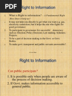 What Is Right To Information? - : A Fundamental Right How Does It Help Us?