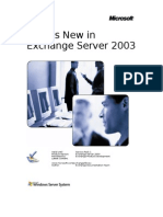 What's New in Exchange 2003