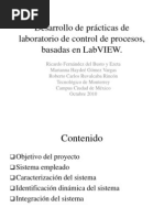 Desarrollo de Practicas de Laboratorio de Control de Procesos Basadas en Labview