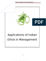 Applications of Indian Ethos in Management