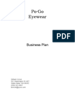 Pogo Eyewear Business Plan