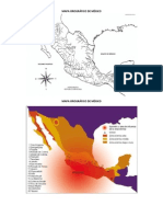 Mapa Orográfico de México