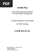 divIDE Plus Manual