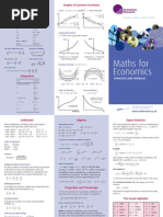 Maths Formula Sheet