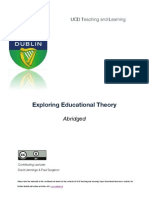 Exploring Educational Theory 2012 - SCD