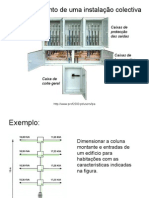 Dimensionamento de Uma Instalação Colectiva