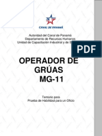 Operador de Gruas MG 11