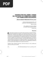 Arqueologia Del Saber Y El Orden Del Discurso - Dónovan Adrián Hernández Castellanos