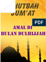 Khutbah Jum'at 03-Amal Di Bulan Dulhijjah