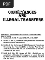 Conveyances and Illegal Transfers - Dar