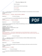 PL/SQL Practice Quizzes Exam 2