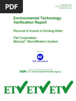 Pall Microza Verification Report