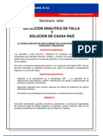 6 Deteccion Analitica de Falla y Solucion de Causa Raiz