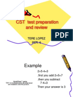 CST Test Preparation and Review: Tere Lopez PER. 6