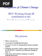 Mitigation of Climate Change