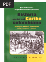 Libro Historia Social Del Caribe Colombiano