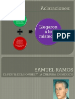 Samuel Ramos, El Perfil Del Hombre y La Cultura en Mexico Analisis 4 Hojas A Mano 6 de Junio