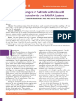 Craniofacial Changes in Patients With Class III Malocclusion Treated With The Rampa System