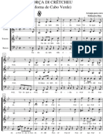 Partitura Força Di Um Cretcheu