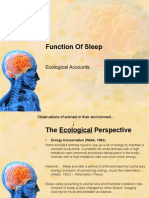 AQA A-Level Psychology PYA4: Function of Sleep