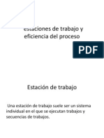 Determina Las Estaciones de Trabajo y Calcula