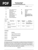 Chemistry Revision POINTERS