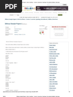 Elitmus Sample Papers I