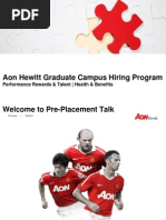 Aon Hewitt Graduate Recruitment - PRT & H&B