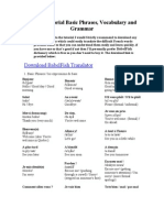 French Tutorial Basic Phrases, Vocabulary and Grammar: Download Babelfish Translator