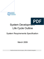 SDLC - System Requirements Specification Outline