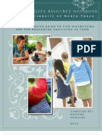 Disability Resource Notebook 2012