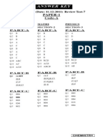 Answer Key: Paper-1