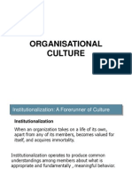 Organizational Culture