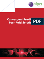 Convergent Pre-Paid/ Post-Paid Solutions: Whitepaper