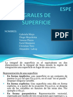 Integrales de Superficie