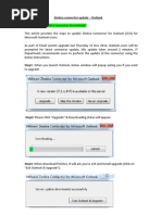 Zimbra Connector Update 