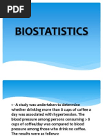 Bio Statistics 1