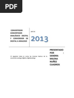Convertidor Convertidor Analógico Digital y Converidor de Digital A Analogo