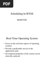 RTOS Scheduling