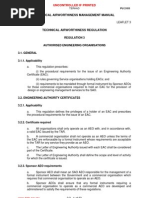 Technical Airworthiness Management Manual: Regulation 3