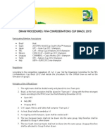 Draw Procedures: Fifa Confederations Cup Brazil 2013: Champion