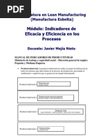 Indicadores de Productividad y Calidad