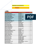 Resultados Pasco 2013